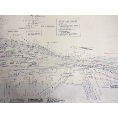 139 - Quantity of rolled plans relating to Ashford Works. (6) (D1) (Dispatch by Mailboxes/Collect from Ban... 