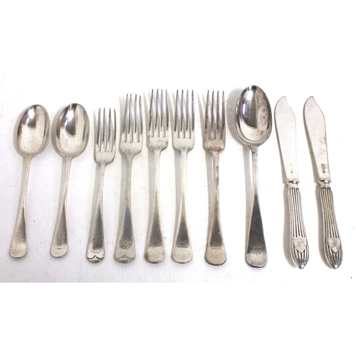 187 - Great Central Rly cutlery including one LNER Marylebone spoon. (10) (D2) (Dispatch by Mailboxes/Coll... 