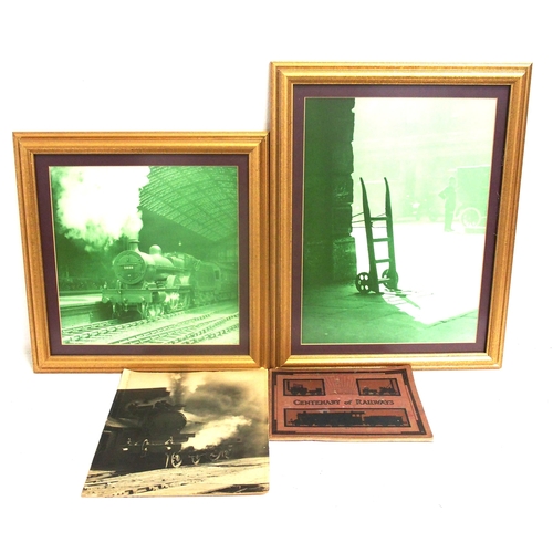 198 - Quantity of books as illustrated, two framed & glazed photographs (approx. 17