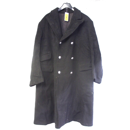 201 - British Railways large heavy long overcoat, 20