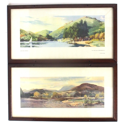 202 - British Railway framed & glazed (non original) carriage prints 