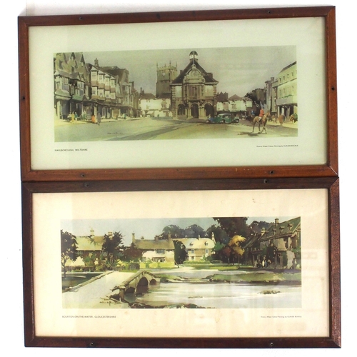 253 - British Railways (Western) framed (original) & glazed carriage prints 