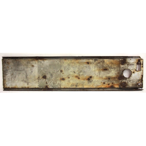 254 - GWR wooden distant blade & early GWR corrugated edge home blade, both ex service condition. (2) (Dis... 