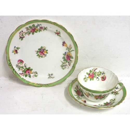 273 - Pullman Car Co. Dunn & Bennett 1908 issue porcelain - side plate, teacup & saucer, all in very good ... 