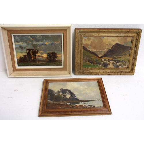 331 - Jack Merriott small oil paintings on board, all approx, 12