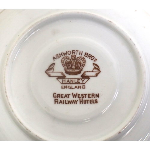 332 - GWR first class Hotel porcelain - 6¾