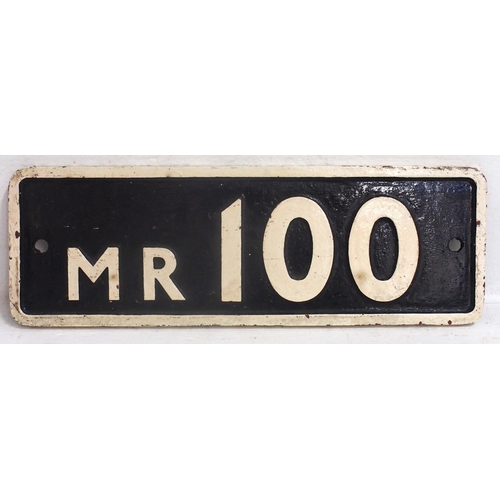 345 - London Transport Metropolitan Railway C/I bridgeplate 