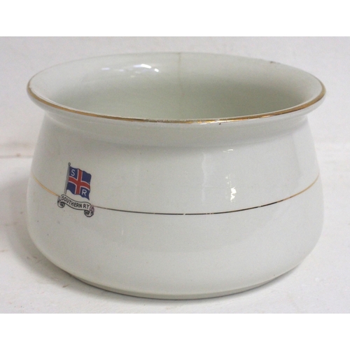 346 - SR Marine chamber pot by CMcD.Mann Staffs, good condition, has hairline crack. (A1) (Dispatch by Mai... 