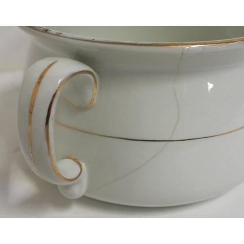 346 - SR Marine chamber pot by CMcD.Mann Staffs, good condition, has hairline crack. (A1) (Dispatch by Mai... 