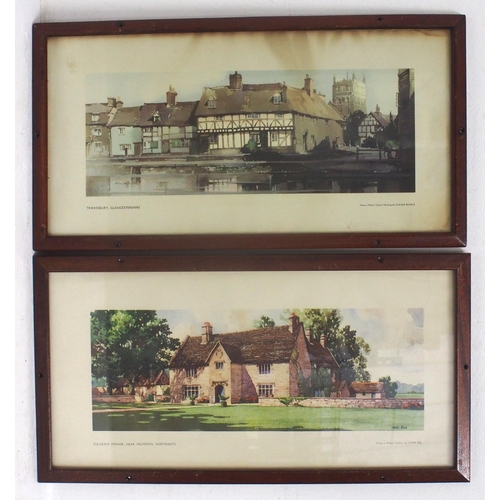 353 - British Railways (Western) framed & glazed carriage prints 