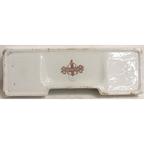 380 - South Western Railway china condiment dish in good condition. (D2) (Dispatch by Mailboxes/Collect fr... 