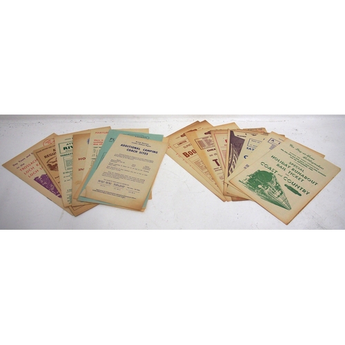 560 - British Railways handbills - approx. 50. (D2) (Dispatch by Mailboxes/Collect from Banbury Depot)