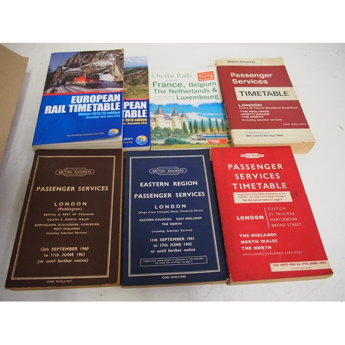 573 - Quantity of Platform 5/ABC's good but underlined, Books, PTT, Rail Tour Itineraries, stock books, ma... 