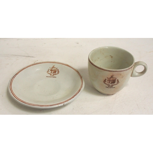 578 - GWR Refreshment Department (brown logo) teacup 