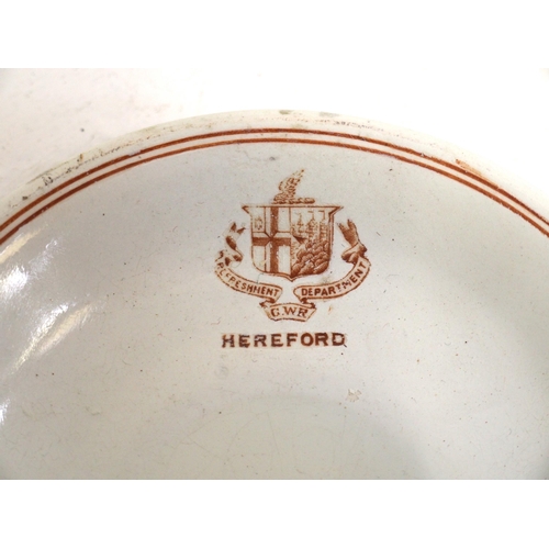 578 - GWR Refreshment Department (brown logo) teacup 