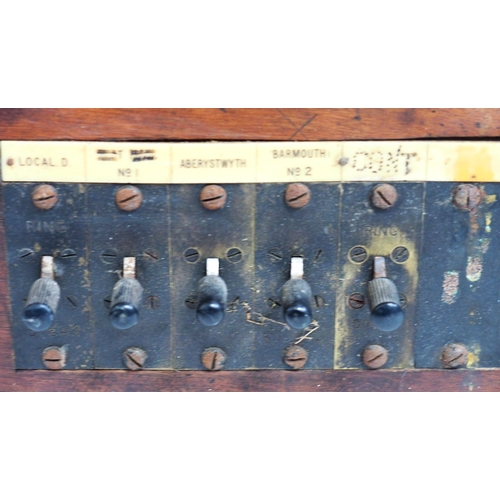 585 - Railway telephone circuit exchanges, lines stated include 