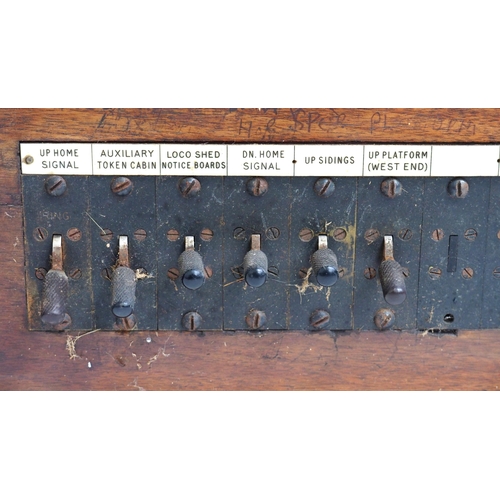 585 - Railway telephone circuit exchanges, lines stated include 