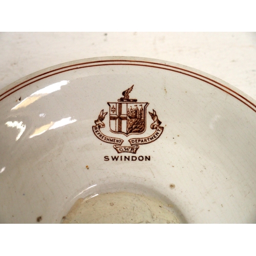 592 - GWR Refreshment Department (brown logo) teacup 