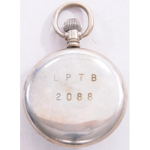 639 - LPTB pocket watch by Lanco, the back of the case marked LPTB 2088, runs when wound.