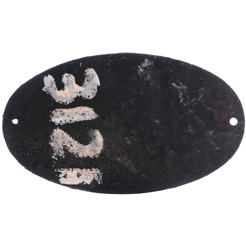 670 - Worksplate, VULCAN FOUNDRY, 6258, 1955, from an East African Railways metre gauge oil burning Tribal... 