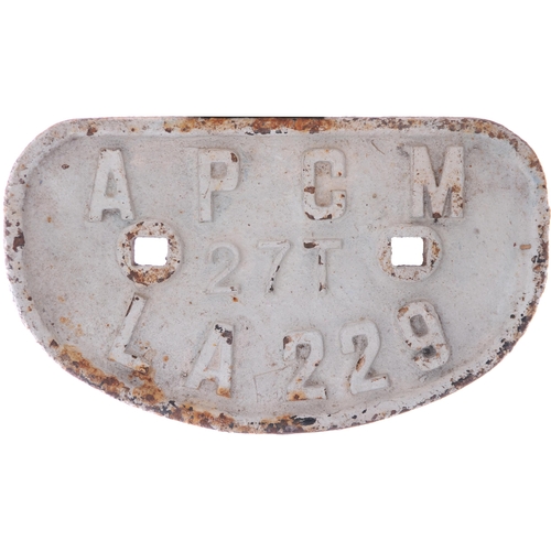 674 - D wagon plates , as shown. (4)