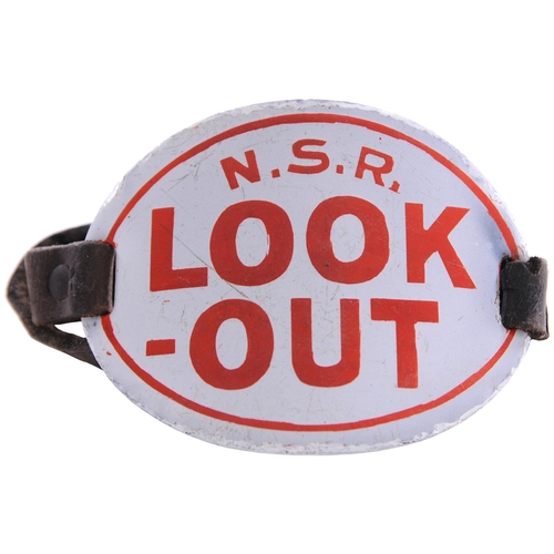 731 - Armband, N.S.R, LOOK-OUT, enamel.