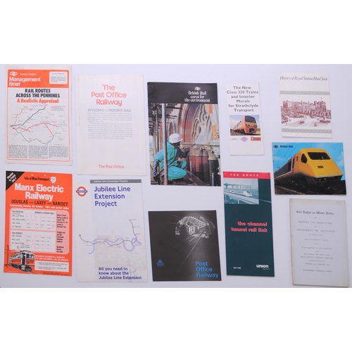 732 - Booklets and brochures, East Kent Road Car, St Pancras Electrification, Pullman, a wide variety of i... 