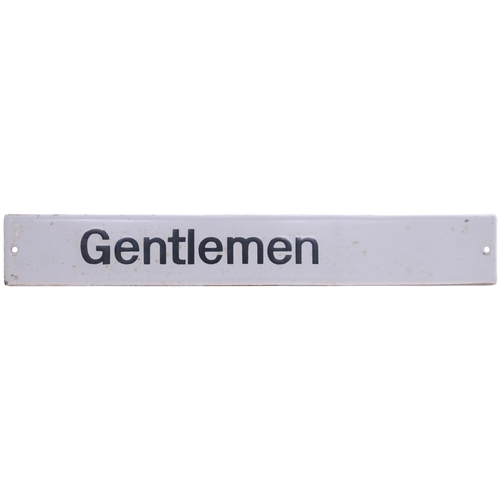 741 - BRB doorplate, GENTLEMEN, (f/f), enamel, 18