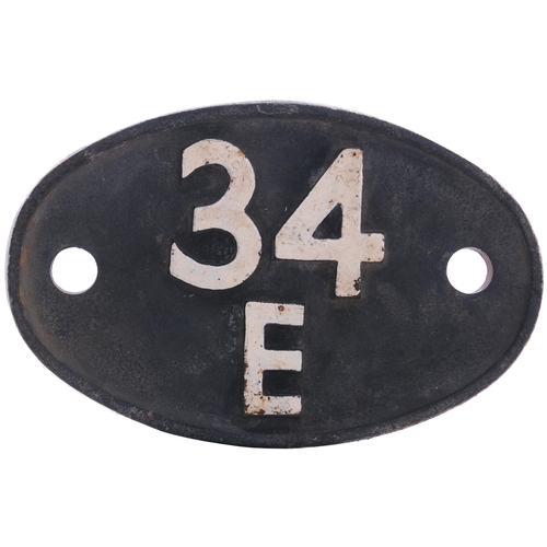 764 - Shedplate, 34E, Neasden (1948-1958), New England (1958-1968), the characters repainted.