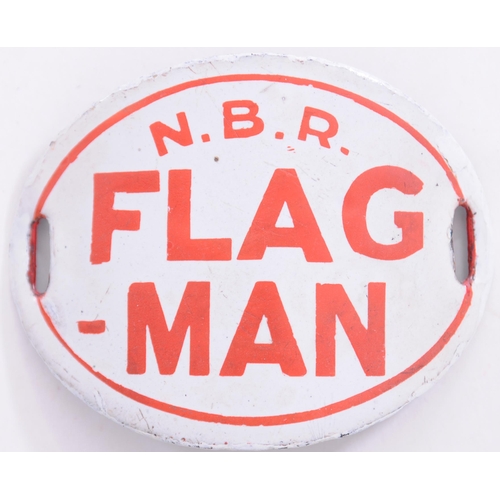 781 - Armbands, N.B.R, FLAG-MAN, + L.N.E.R, FLAG-MAN, enamel. (2)