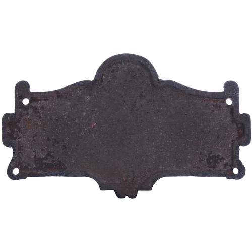 803 - Wagonplate, BIRMINGHAM R C W Co, CONSTRUCTEURS, SMETHWICK ANGLETERRE, 1919, cast iron, 11½