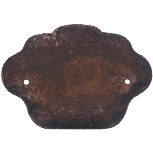 842 - Wagonplate, THE OLDBURY RAILWAY CARRIAGE & WAGON Co Ld, BUILDERS, cast iron, 8¾