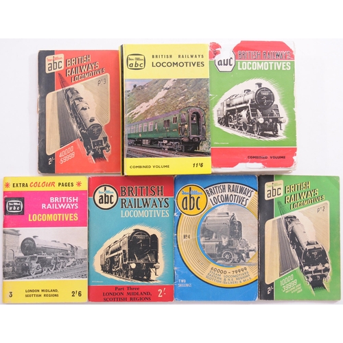 844 - Ian Allan ABCs Combines, 11/62, unmarked, Winter 1955/1956, unmarked, slight binding internal wear, ... 