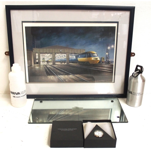 85 - Miscellaneous items - HST framed & glazed print 22