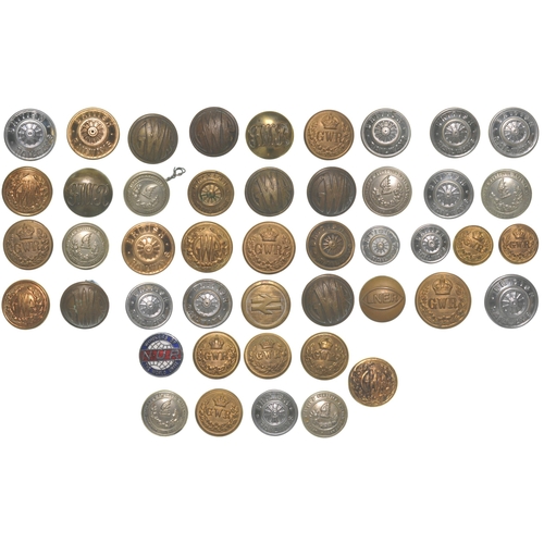 850 - Buttons, quantity of mainly pre-nat and BR.