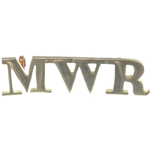 967 - Mid Wales Railway badge, MWR, length 2