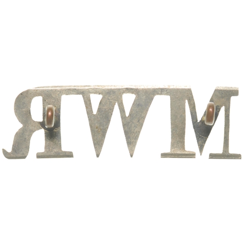 967 - Mid Wales Railway badge, MWR, length 2