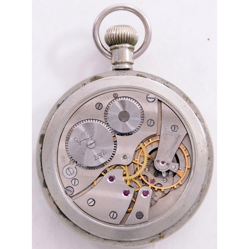 973 - BR(Sc) pocket watch by Limit, BR(SC) 144 on the face and back of the case, runs when wound.