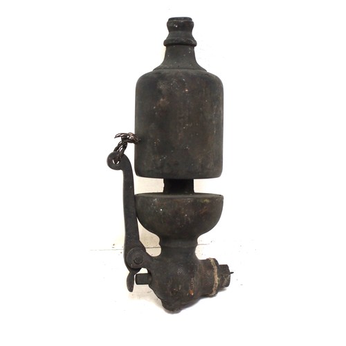 414 - Small steam whistle, stands 8½