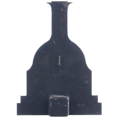 1146 - Paperweight in the shape of an LBSCR loco smokebox, chimney and buffer beam, hand-painted in great d... 