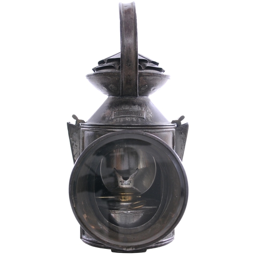 147 - A GNR three aspect handlamp, LEICESTER GOODS, 19, used at Belgrave Road station. The body is stamped... 