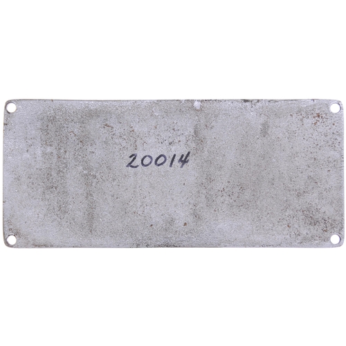 179 - A worksplate, ENGLISH ELECTRIC/VULCAN FOUNDRY 2361/D389, 1957, from a BR Class 20 No D8014 allocated... 