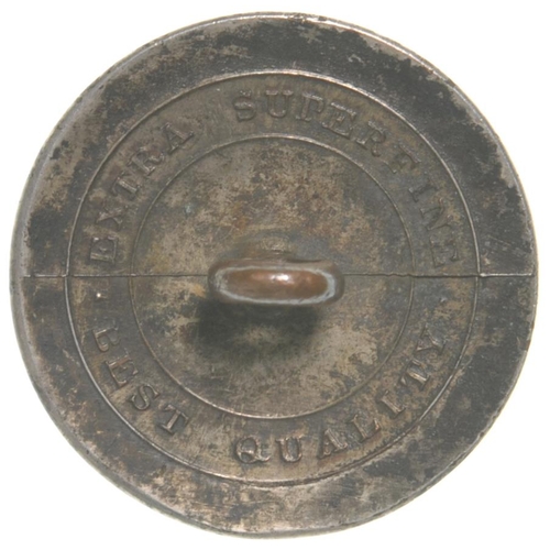 190 - A London and Birmingham Railway Queen's Hotel (Birmingham) uniform button, silvered, 1