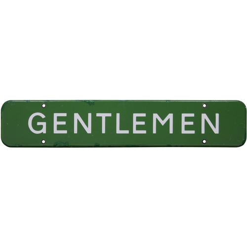 195 - A BR(S) doorplate, GENTLEMEN, (f/f), enamel, 18