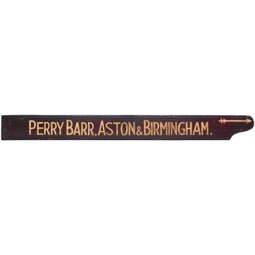 246 - A station fingerboard, PERRY BAR, ASTON, BIRMINGHAM, probably used at Bescot Junction or Great Barr.... 