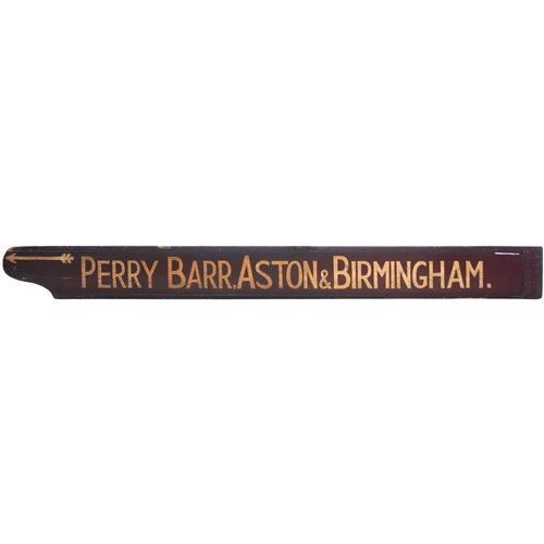 246 - A station fingerboard, PERRY BAR, ASTON, BIRMINGHAM, probably used at Bescot Junction or Great Barr.... 