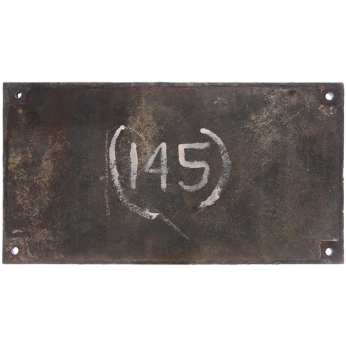 264 - An Indian Railways cabside numberplate, 763, NM, from a 2ft gauge 4-6-2 built by W Bagnall, Works No... 