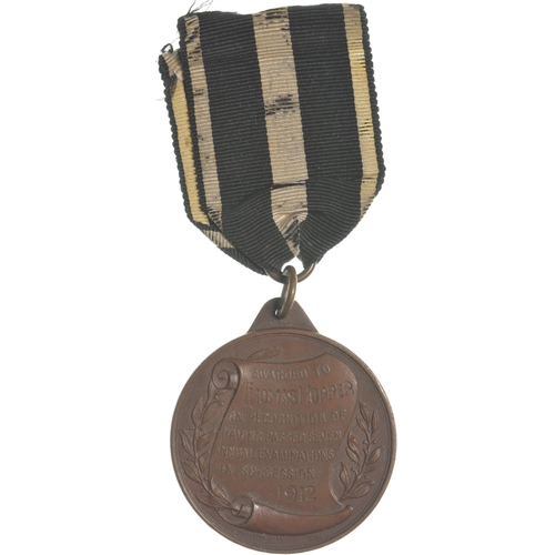 300 - A South Eastern and Chatham Railway St John Ambulance medallion, Thomas Hopper, Passing Seven Annual... 