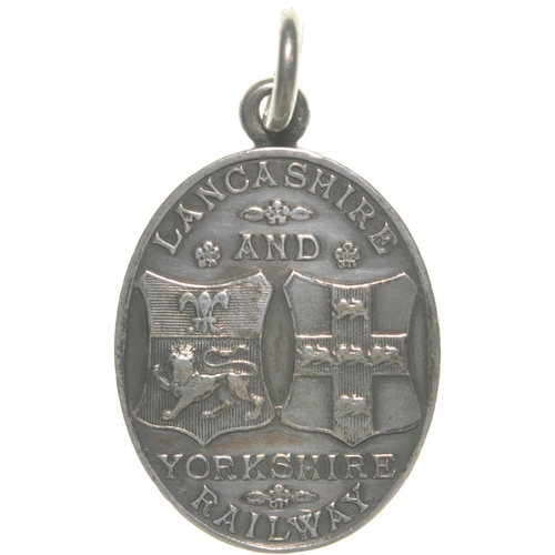 306 - A Lancashire and Yorkshire Railway director's pass, C.E. Stott, 193, silver, 1