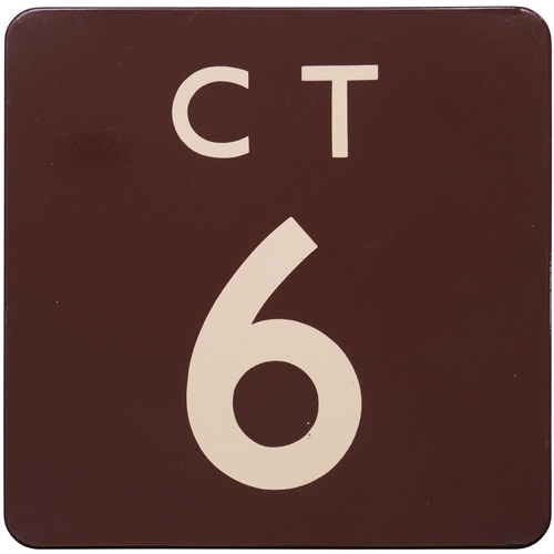 96 - A BR(W) enamel sign, CT 6, (f/f). 